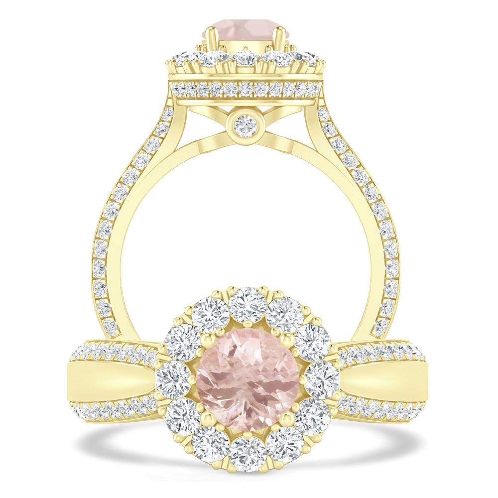 Yellow Gold - Morganite