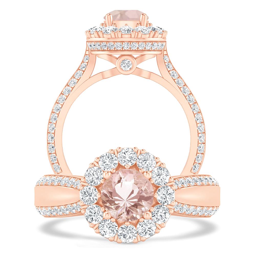 Rose Gold - Morganite