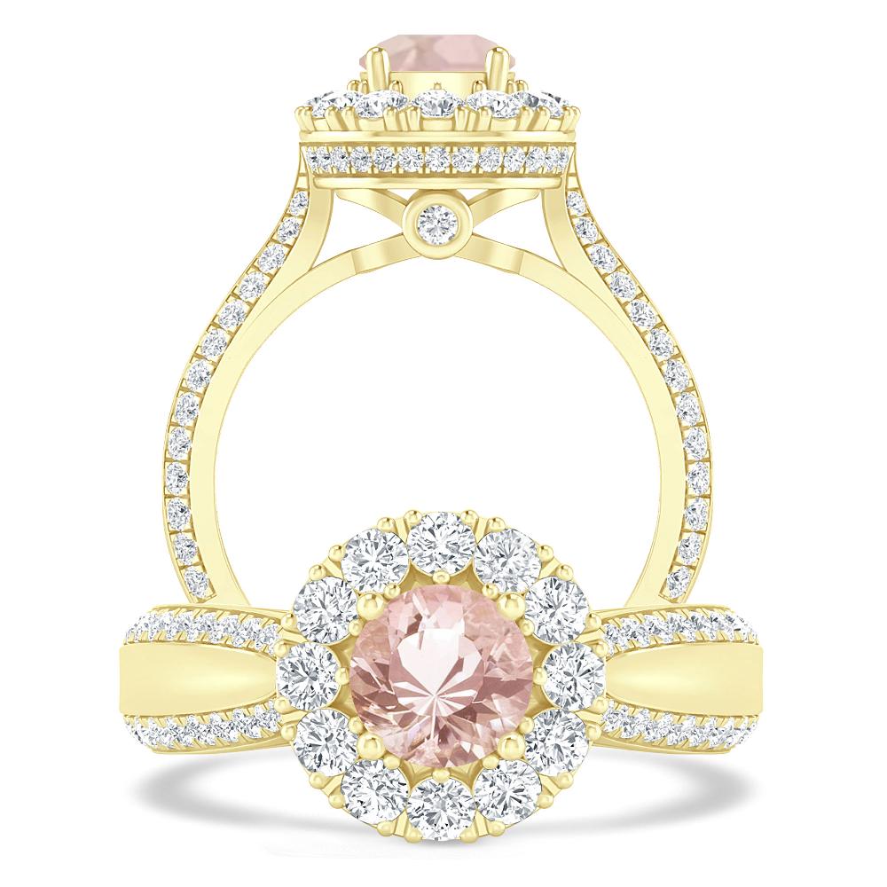 Yellow Gold - Morganite