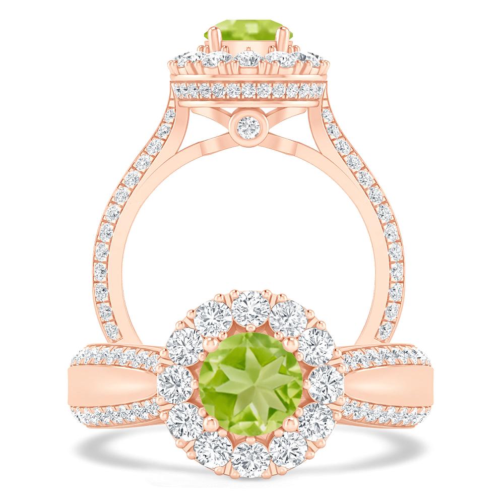 Rose Gold - Peridot