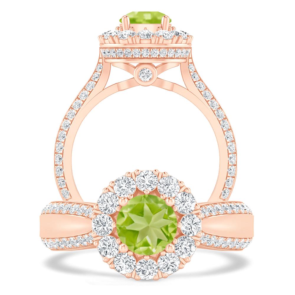 Rose Gold - Peridot