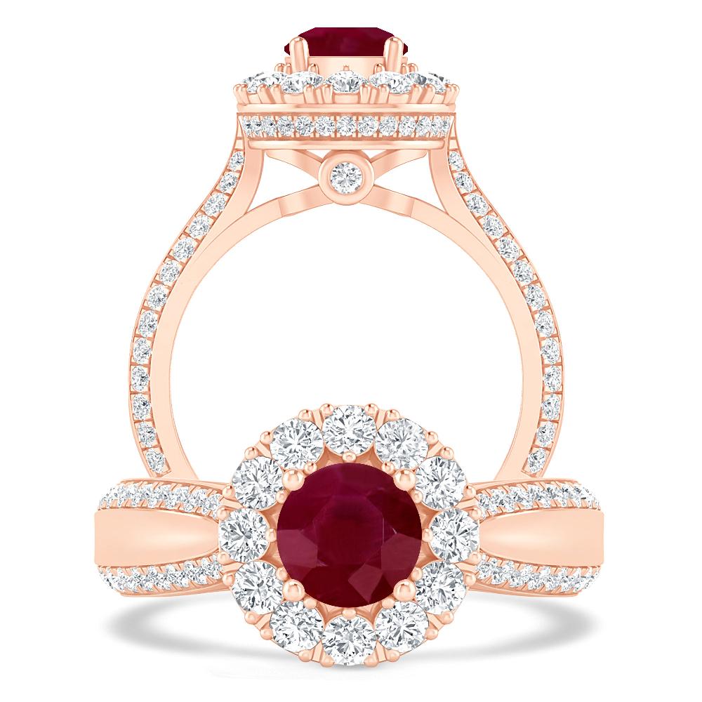 Rose Gold - Ruby