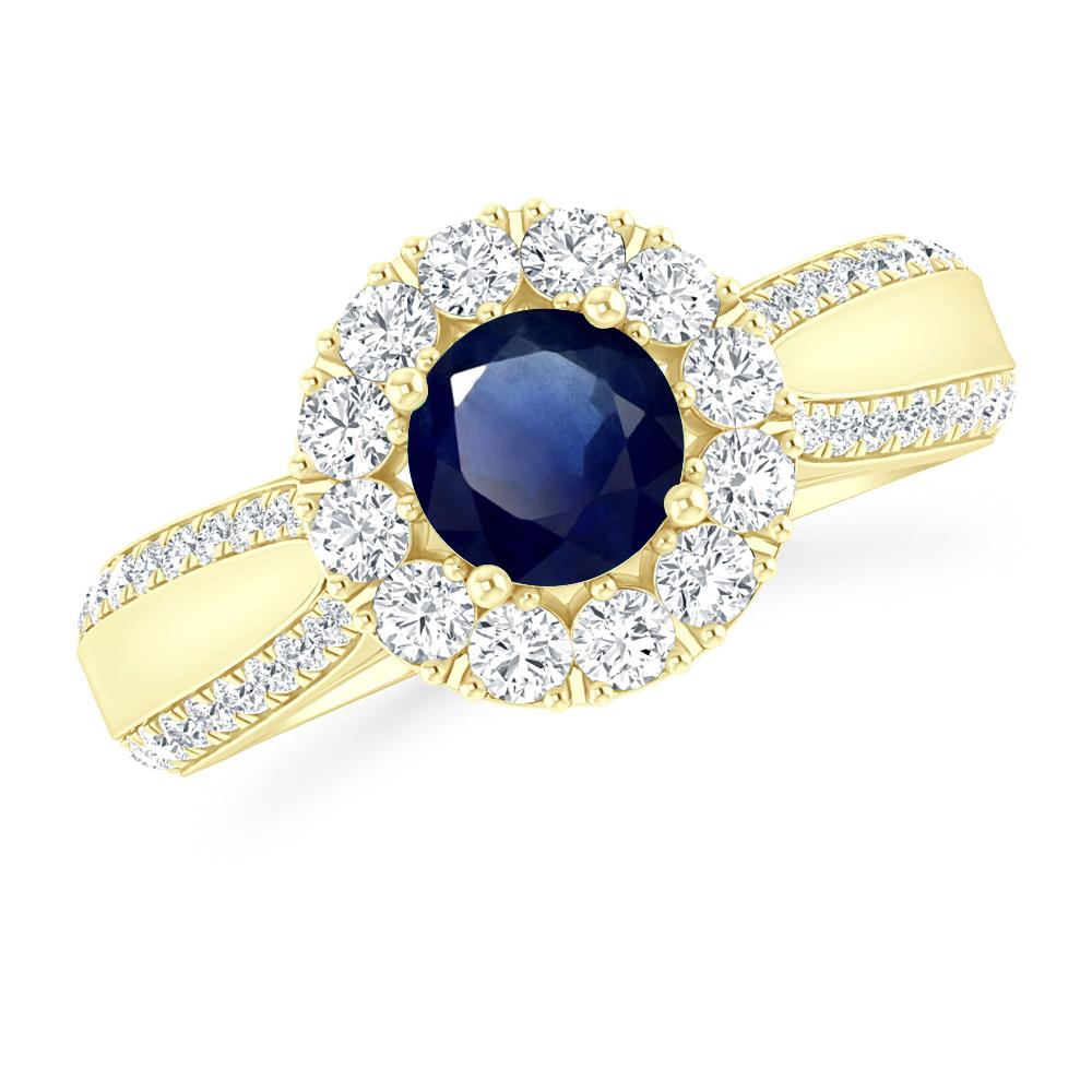 Yellow Gold - Sapphire