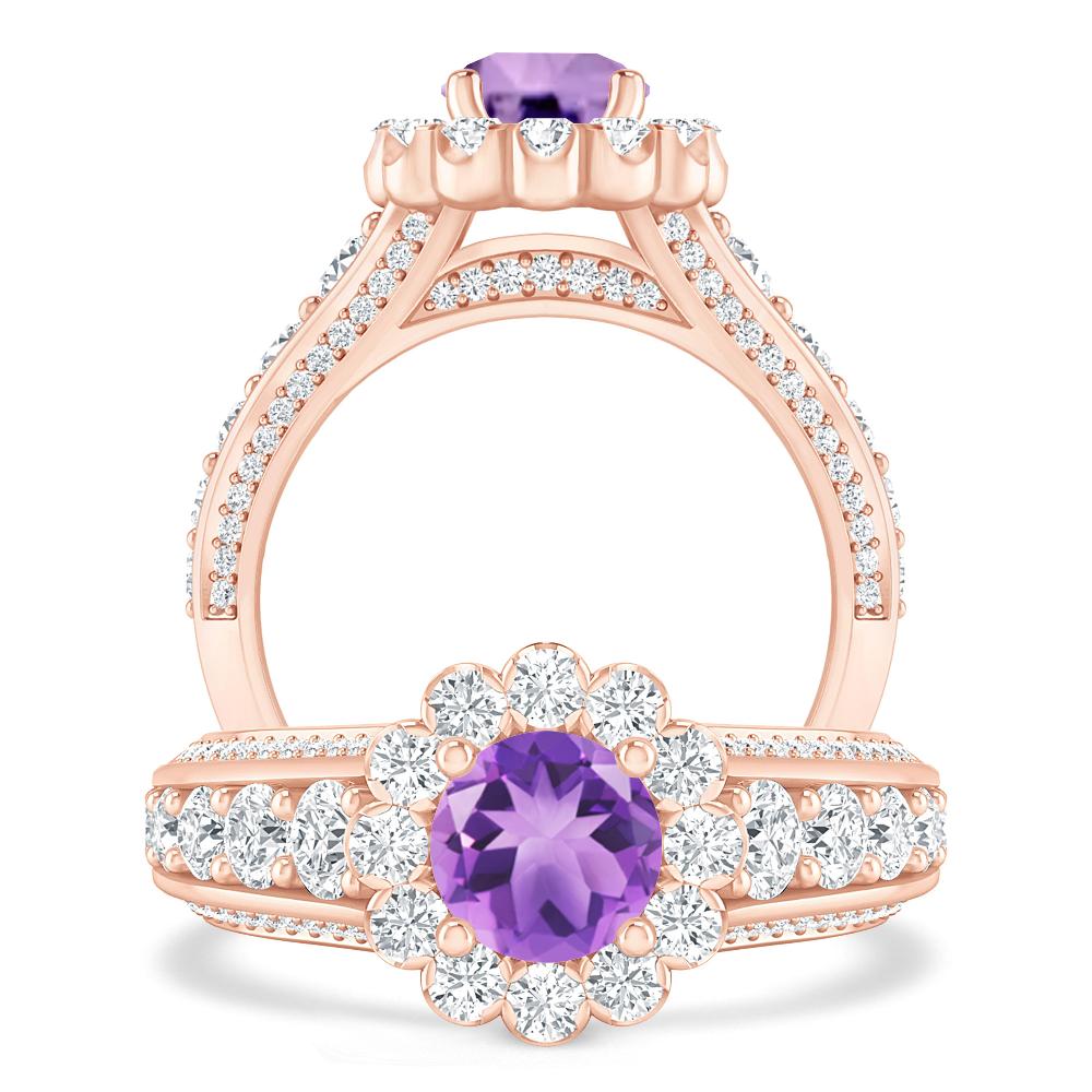 Rose Gold - Amethyst