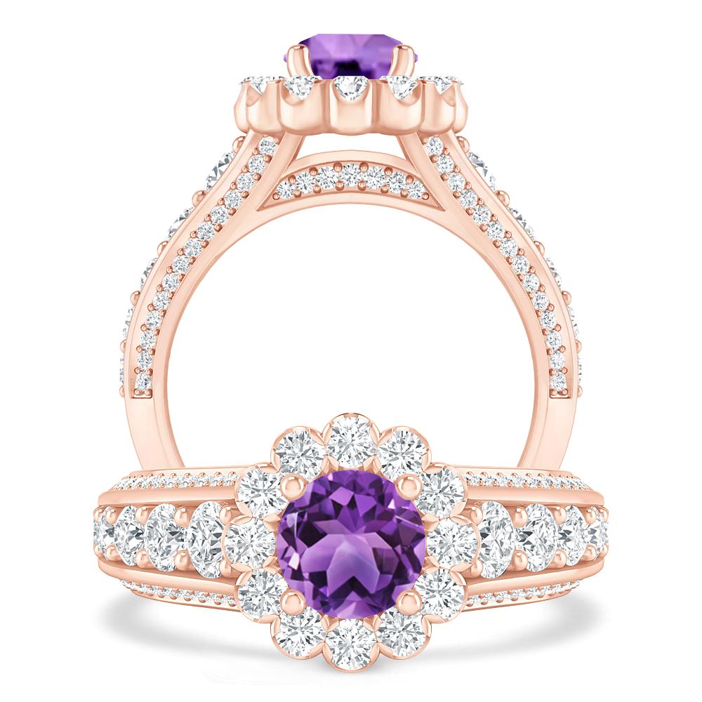 Rose Gold - Amethyst