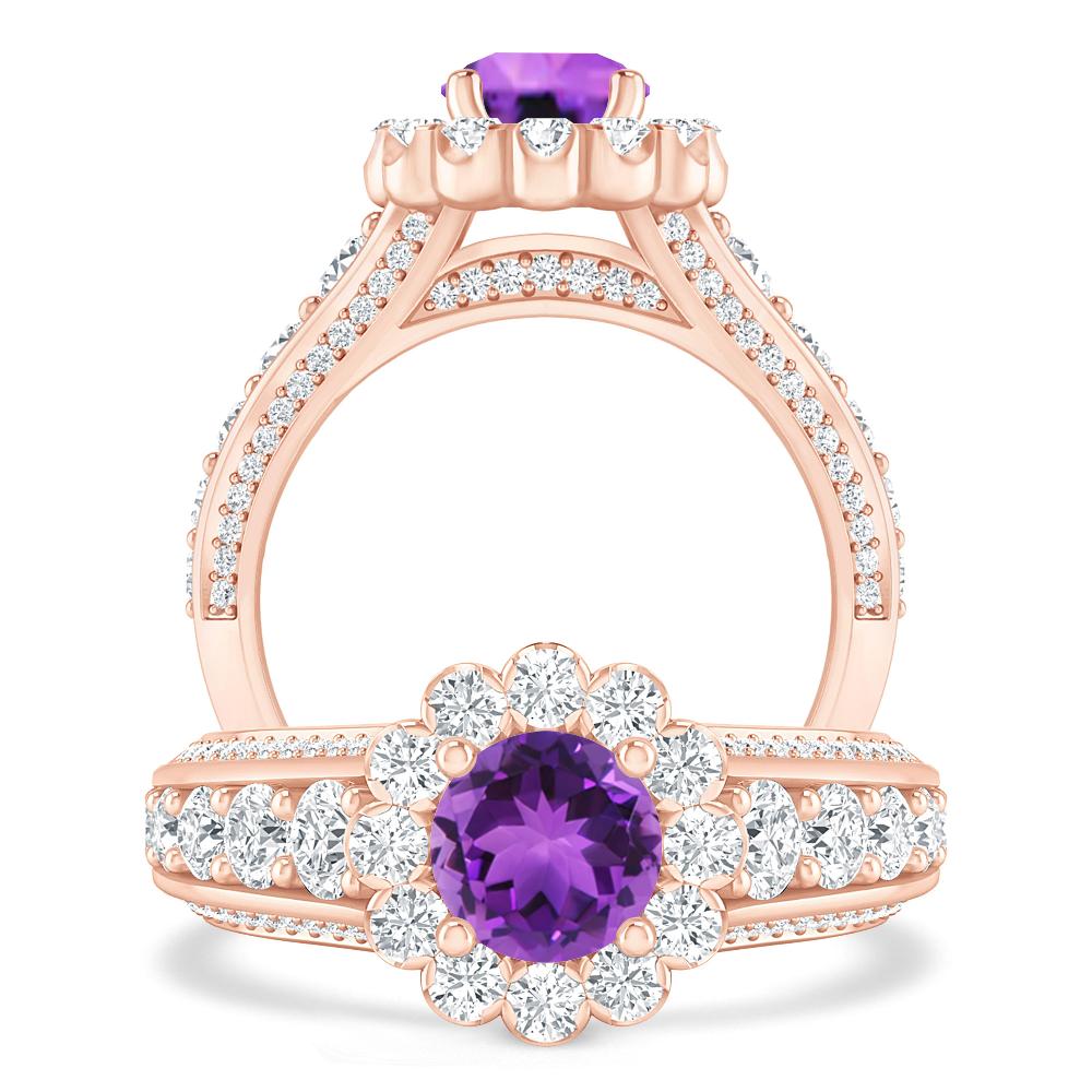 Rose Gold - Amethyst