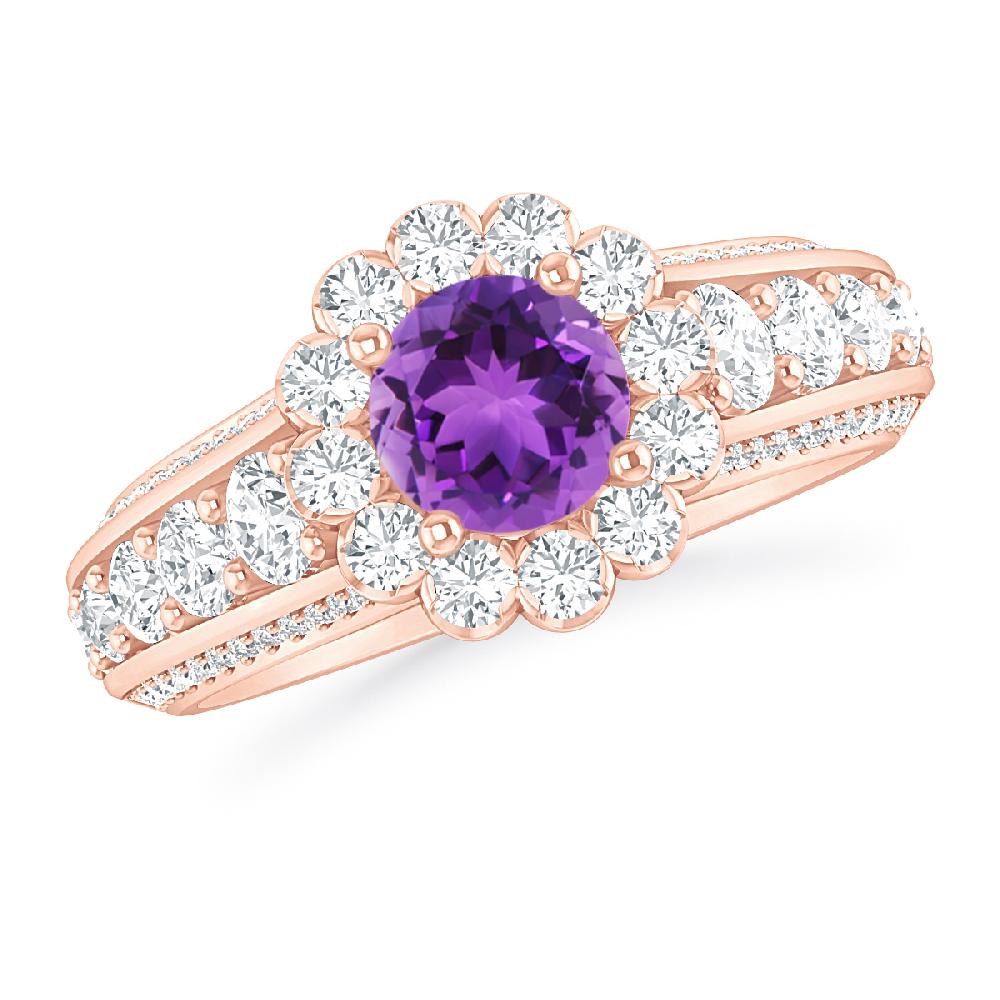 Rose Gold - Amethyst