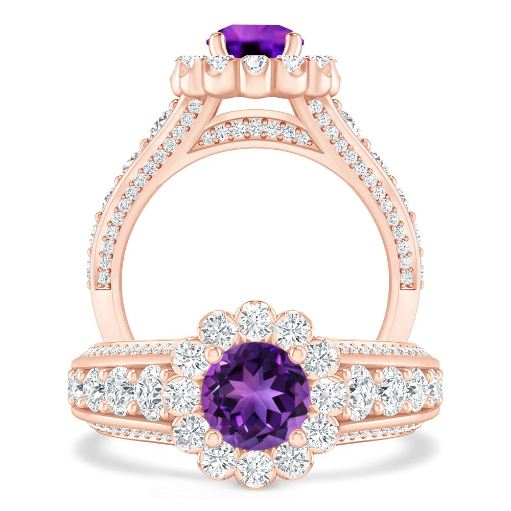 Rose Gold - Amethyst