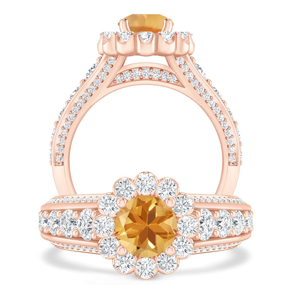 Rose Gold - Citrine