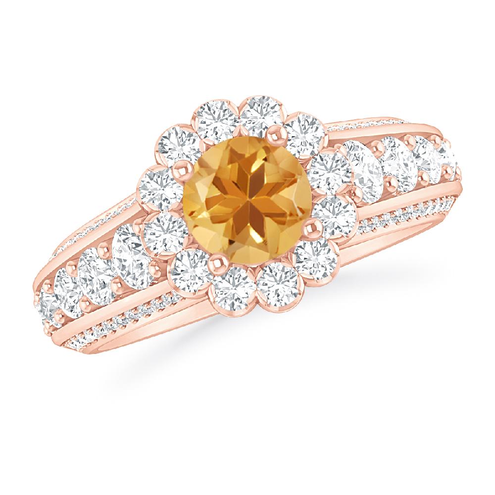 Rose Gold - Citrine