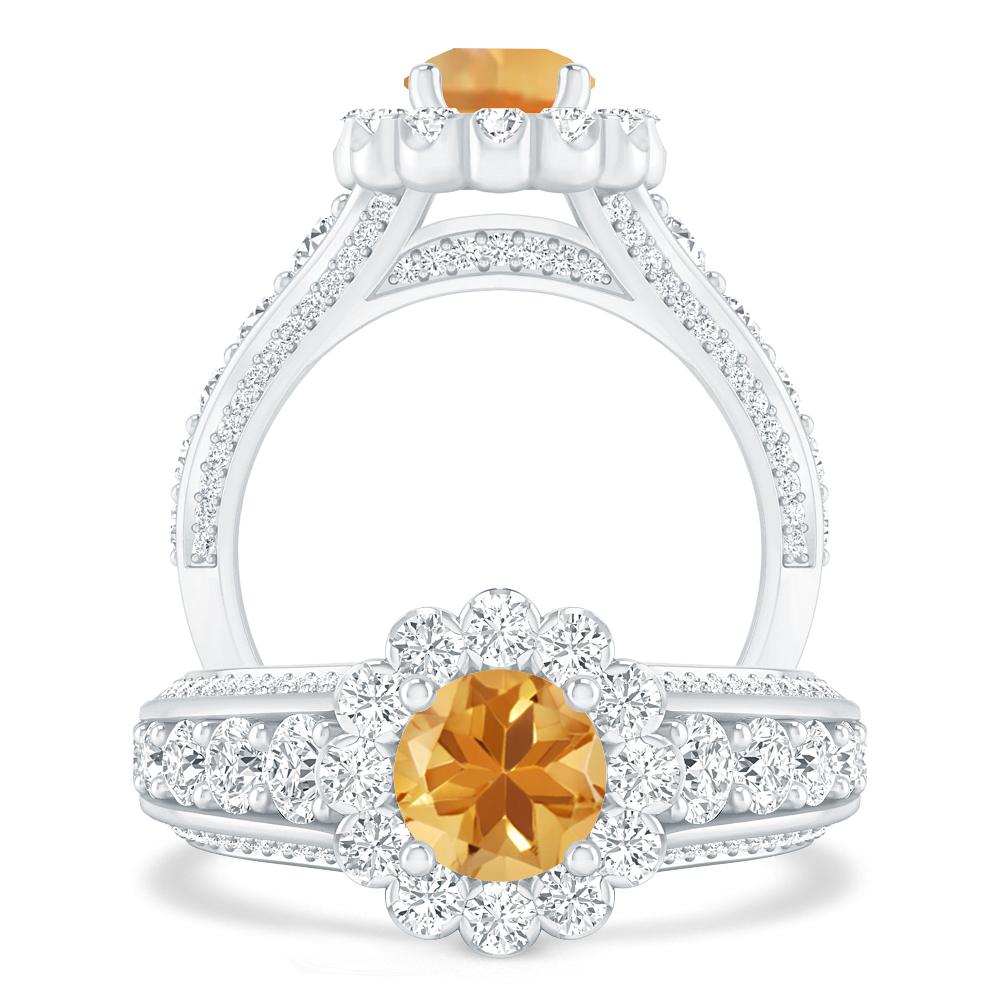 White Gold - Citrine