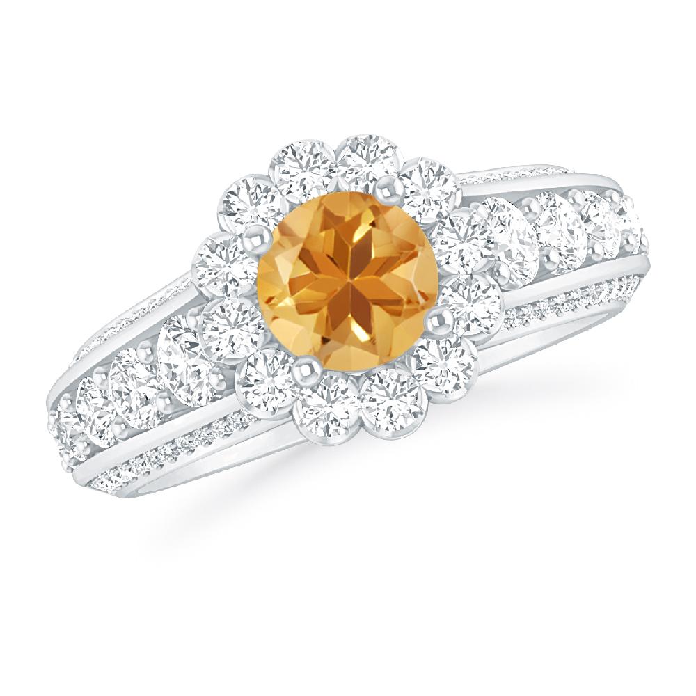 White Gold - Citrine