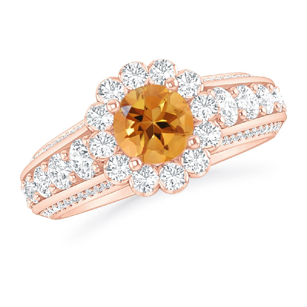 Rose Gold - Citrine