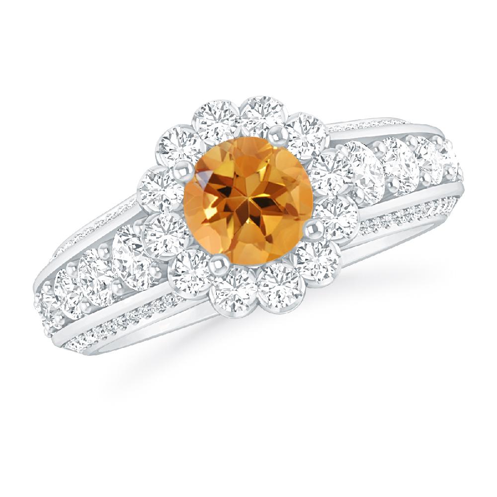 White Gold - Citrine