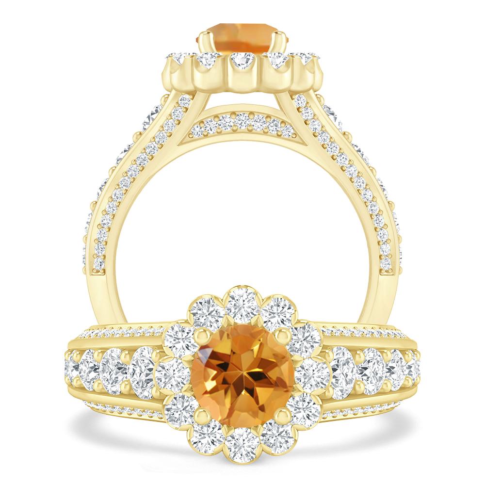 Yellow Gold - Citrine