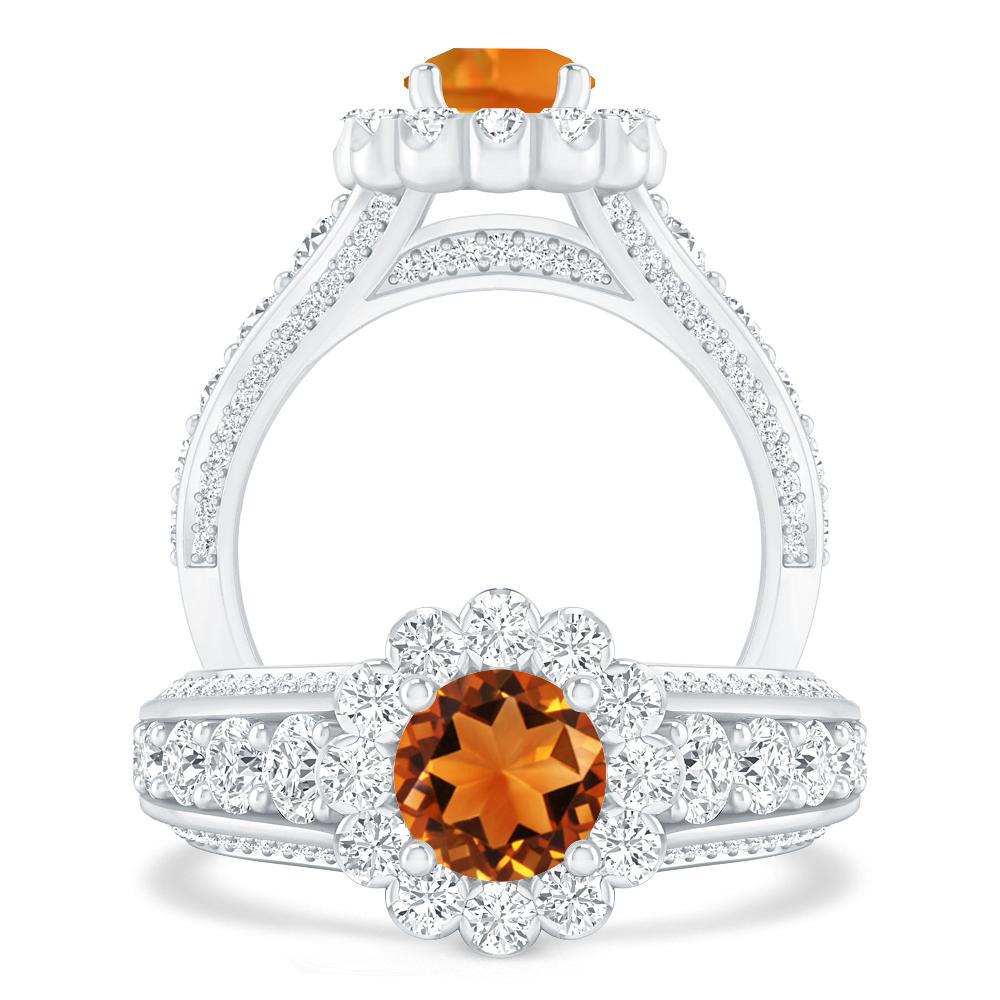 White Gold - Citrine