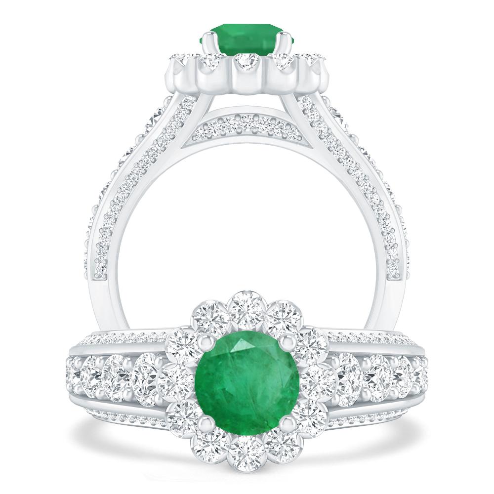 White Gold - Emerald