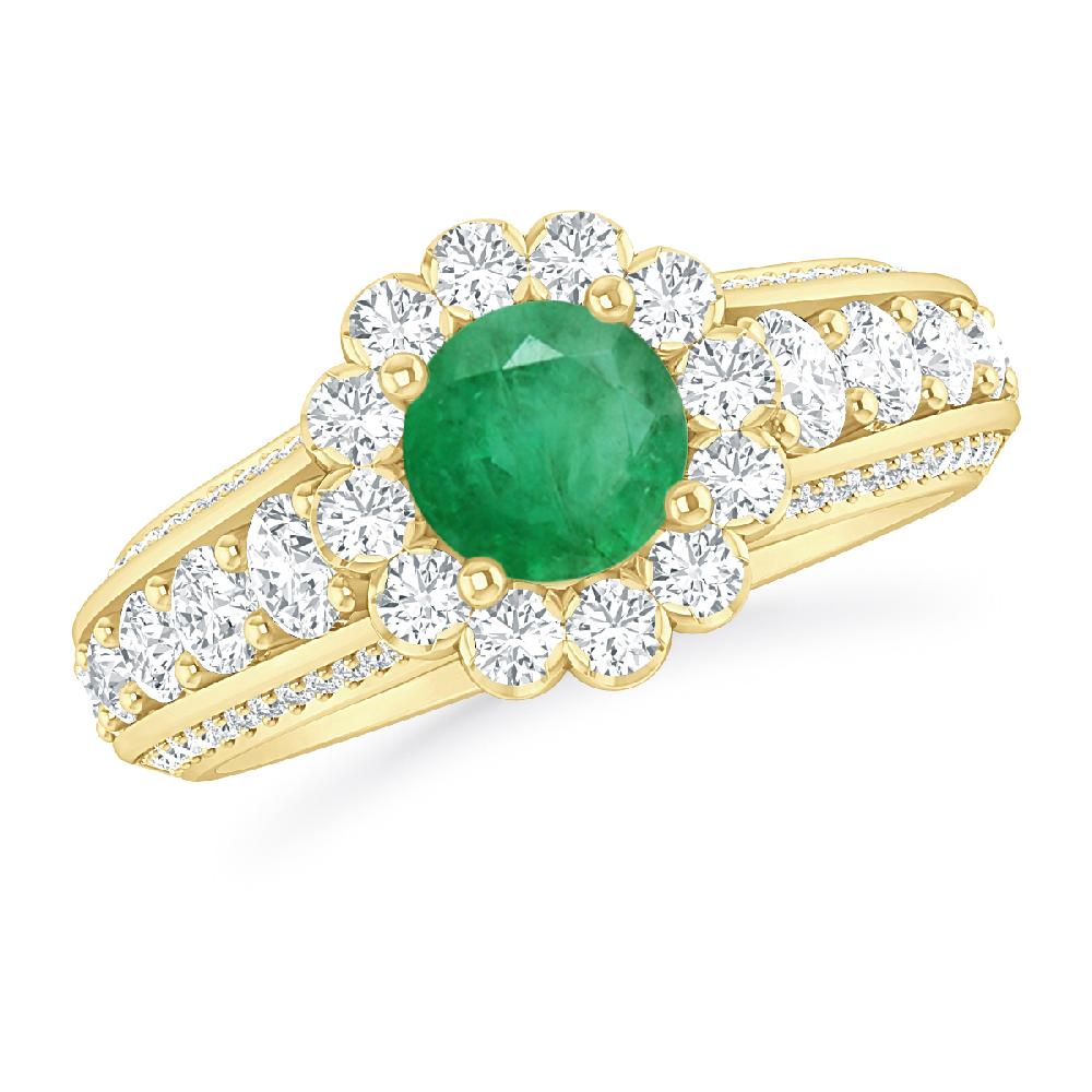 Yellow Gold - Emerald