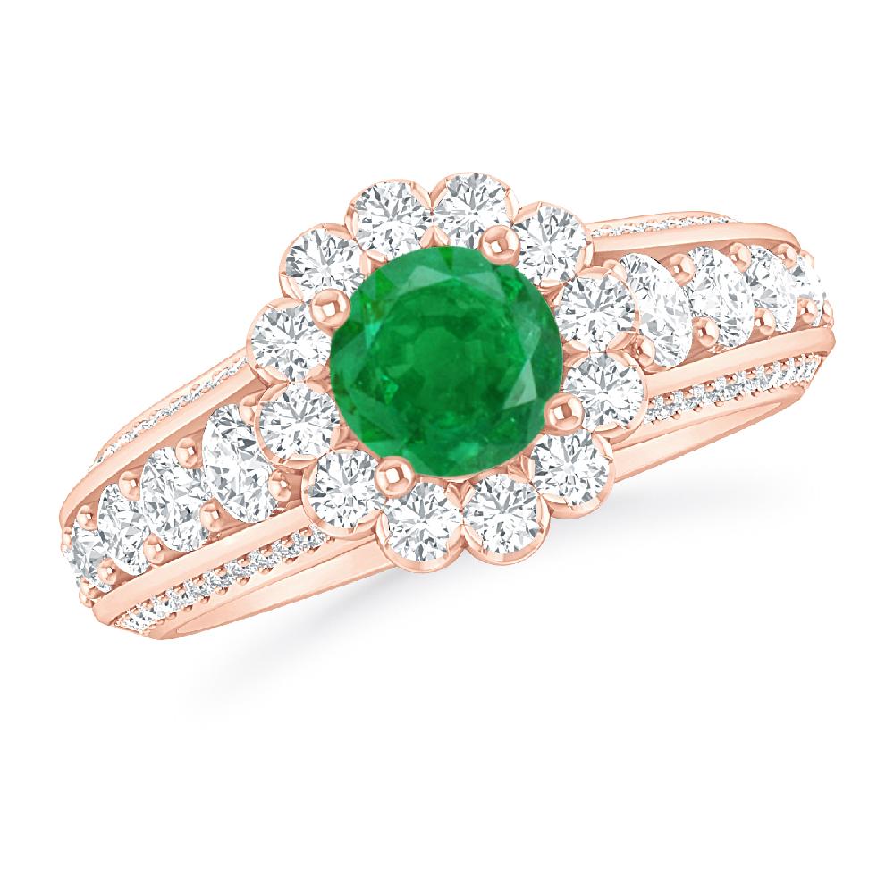 Rose Gold - Emerald