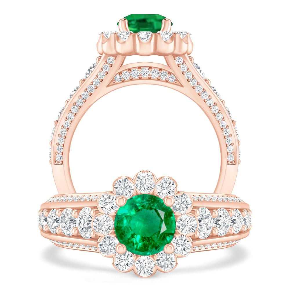 Rose Gold - Emerald