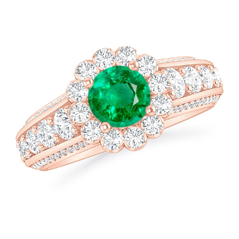 Rose Gold - Emerald