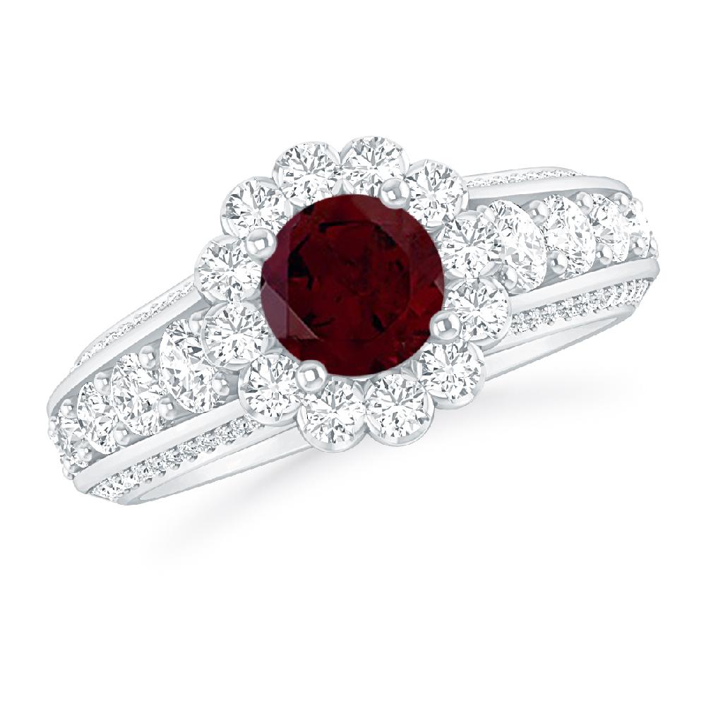 White Gold - Garnet