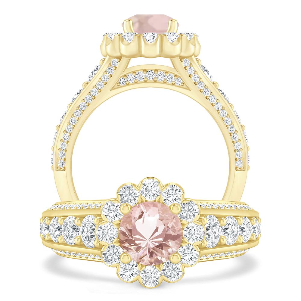 Yellow Gold - Morganite