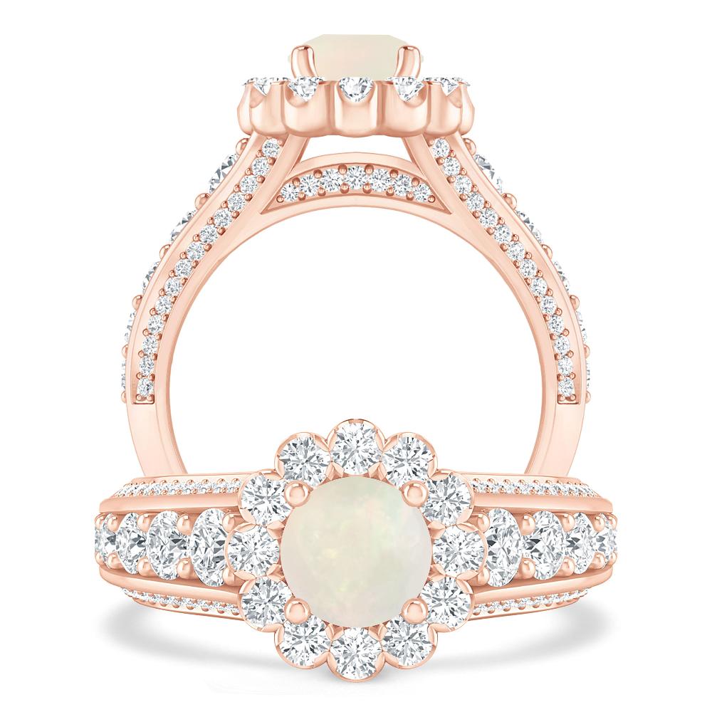 Rose Gold - Opal