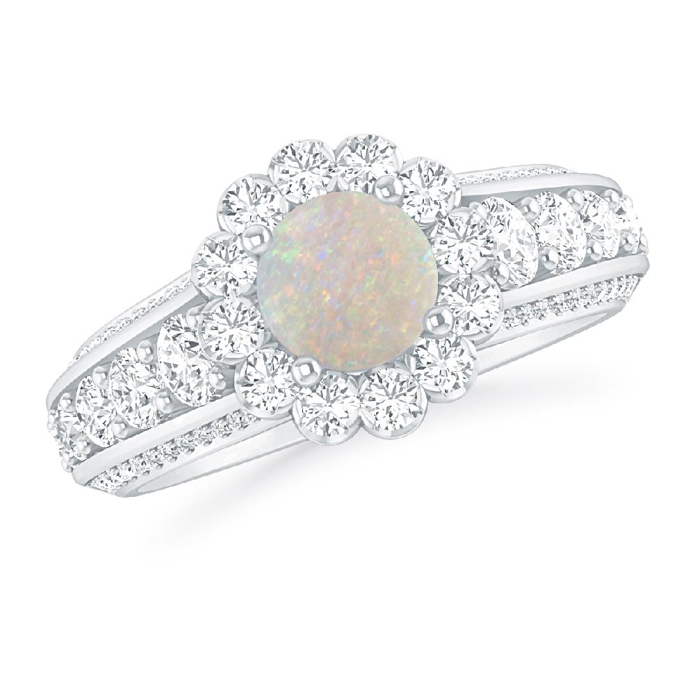 White Gold - Opal