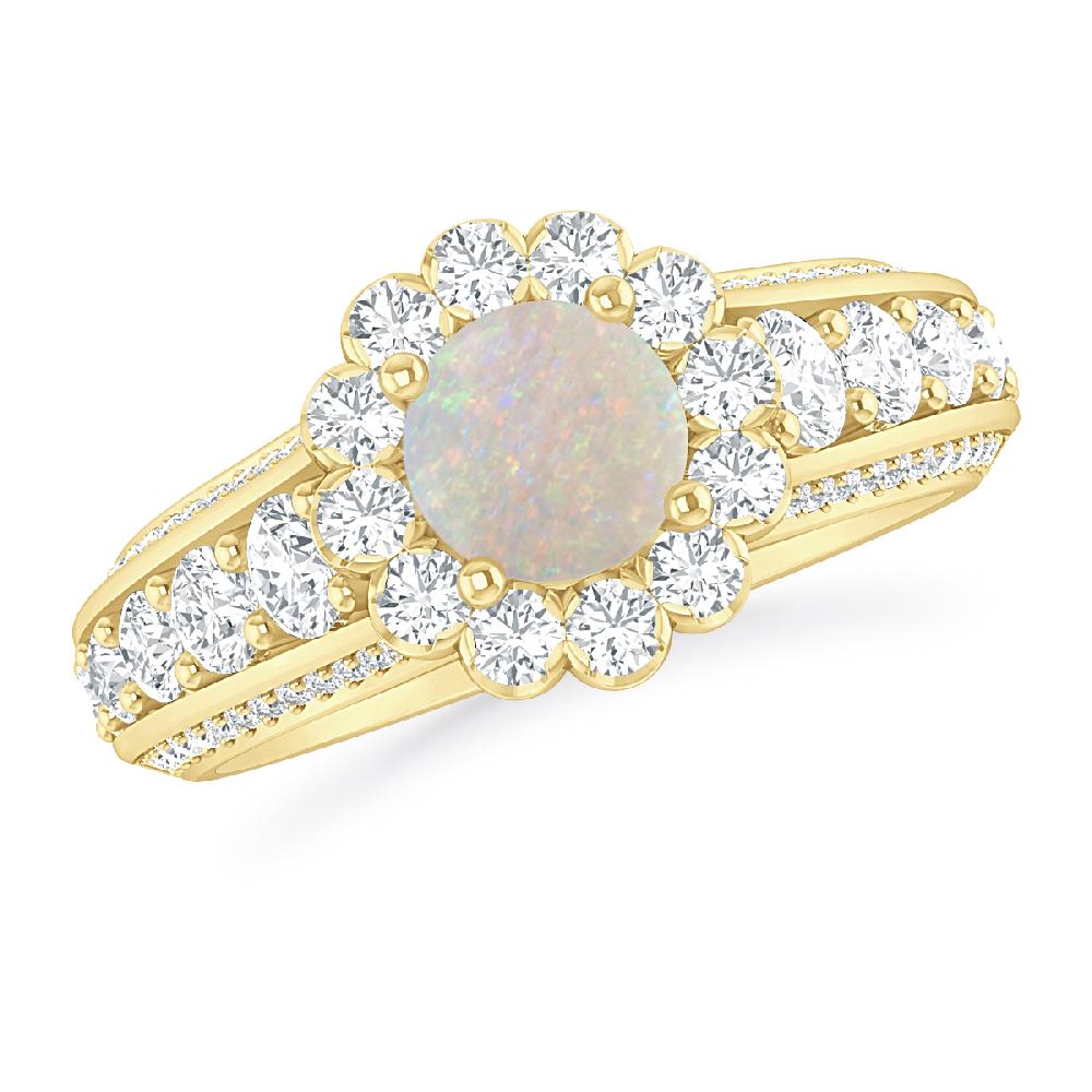 Yellow Gold - Opal