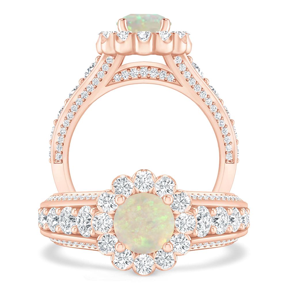 Rose Gold - Opal