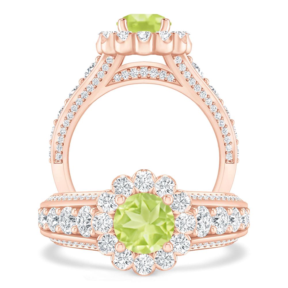 Rose Gold - Peridot