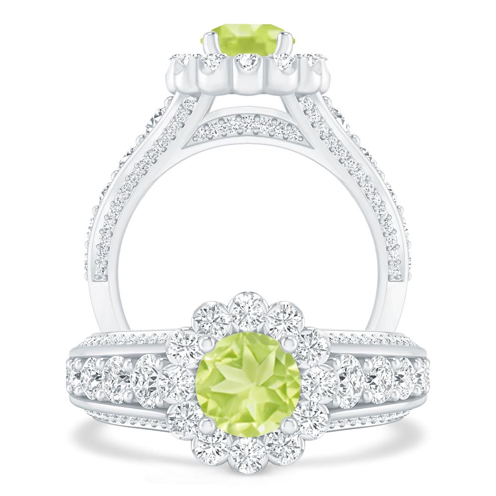 White Gold - Peridot