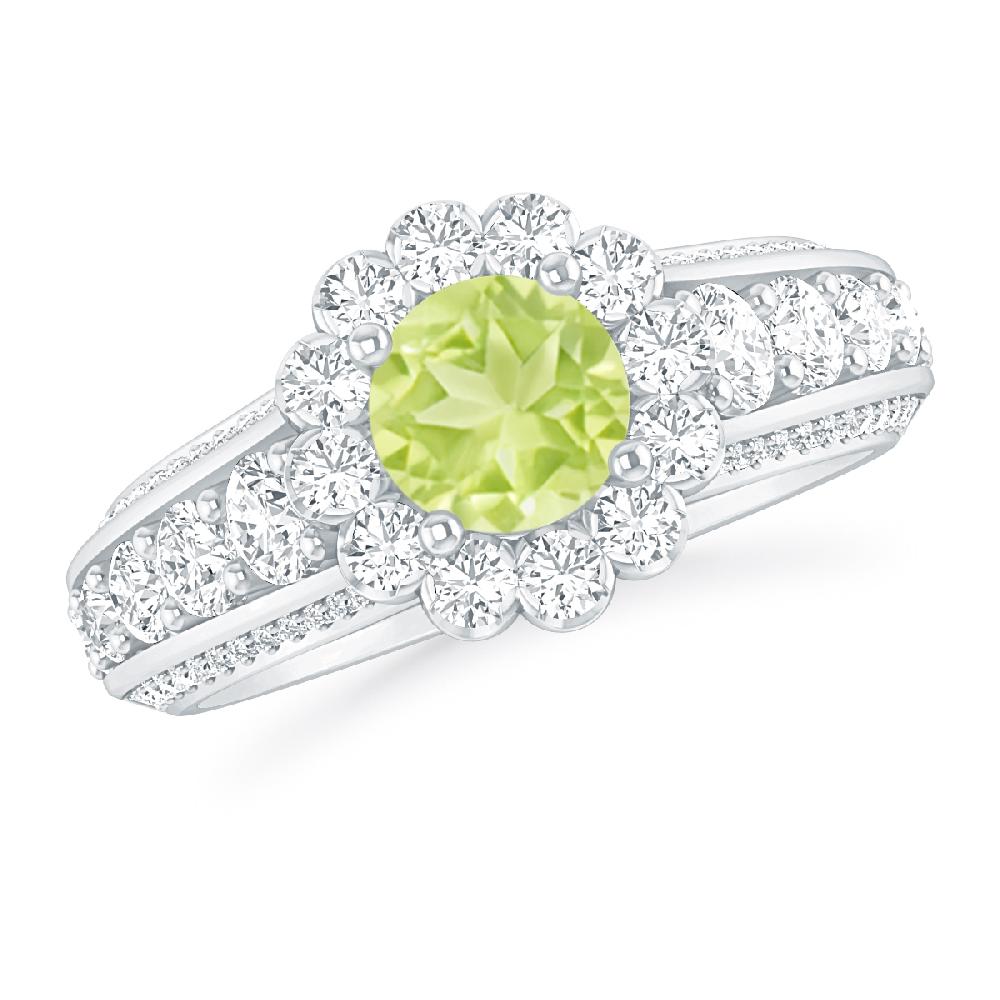 White Gold - Peridot