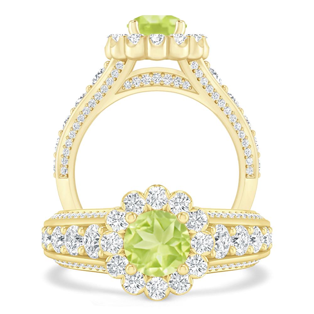 Yellow Gold - Peridot