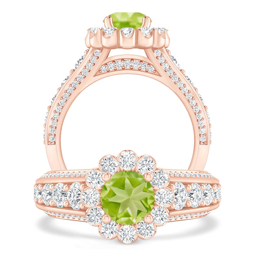 Rose Gold - Peridot