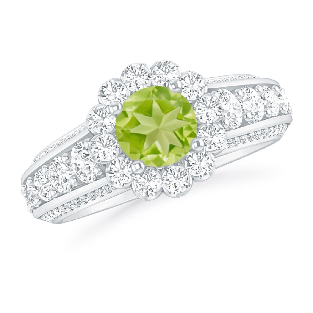 White Gold - Peridot