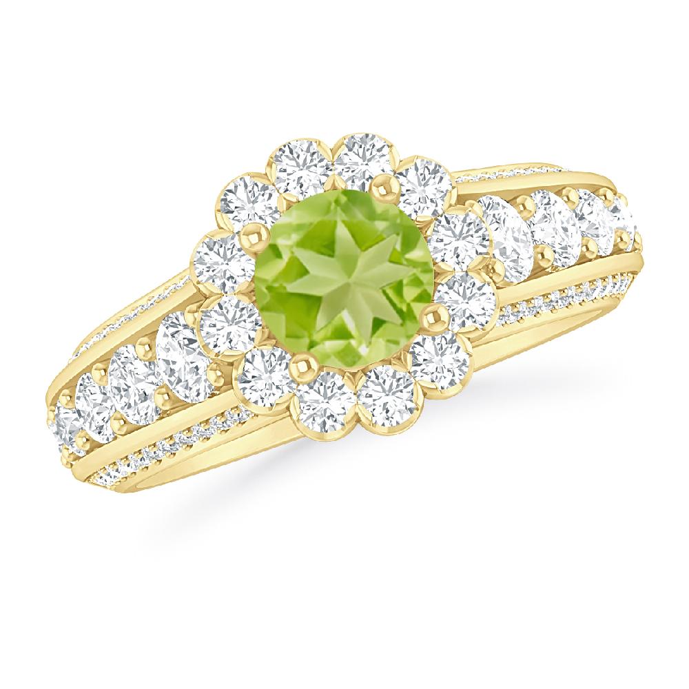 Yellow Gold - Peridot