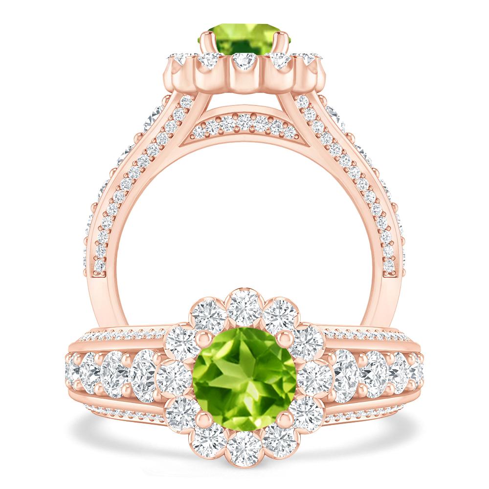 Rose Gold - Peridot