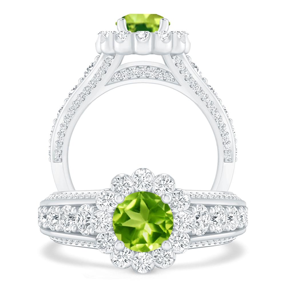 White Gold - Peridot