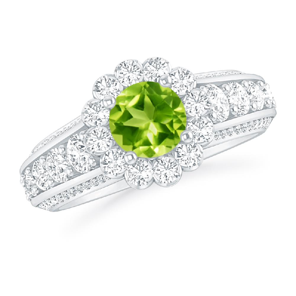 White Gold - Peridot