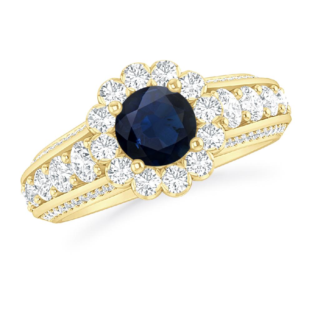 Yellow Gold - Sapphire