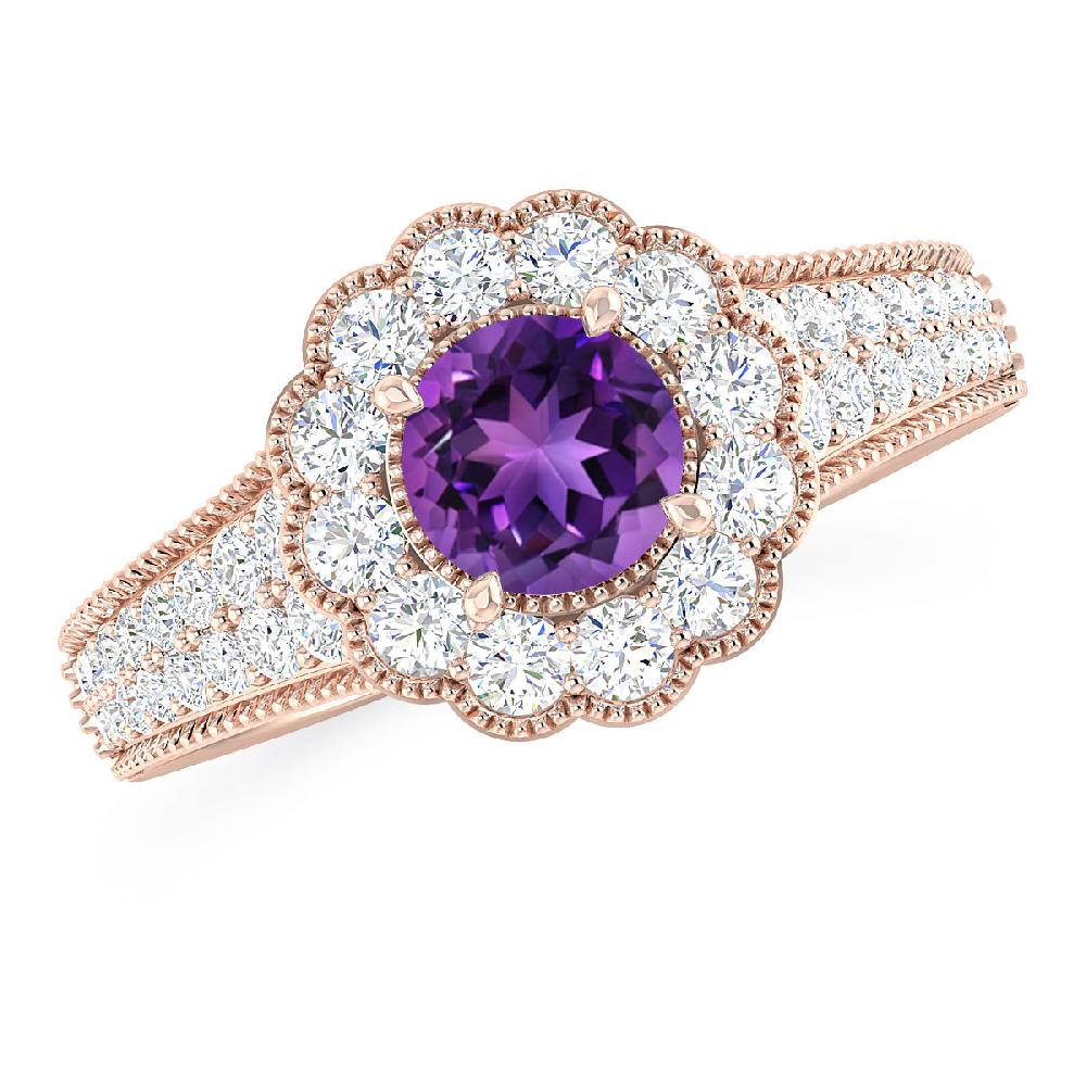 Rose Gold - Amethyst