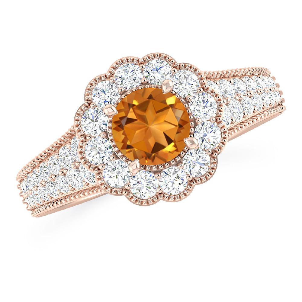 Rose Gold - Citrine