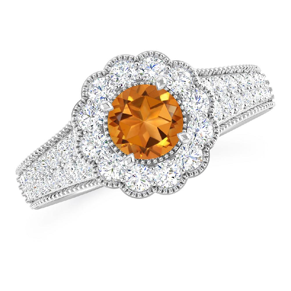 White Gold - Citrine