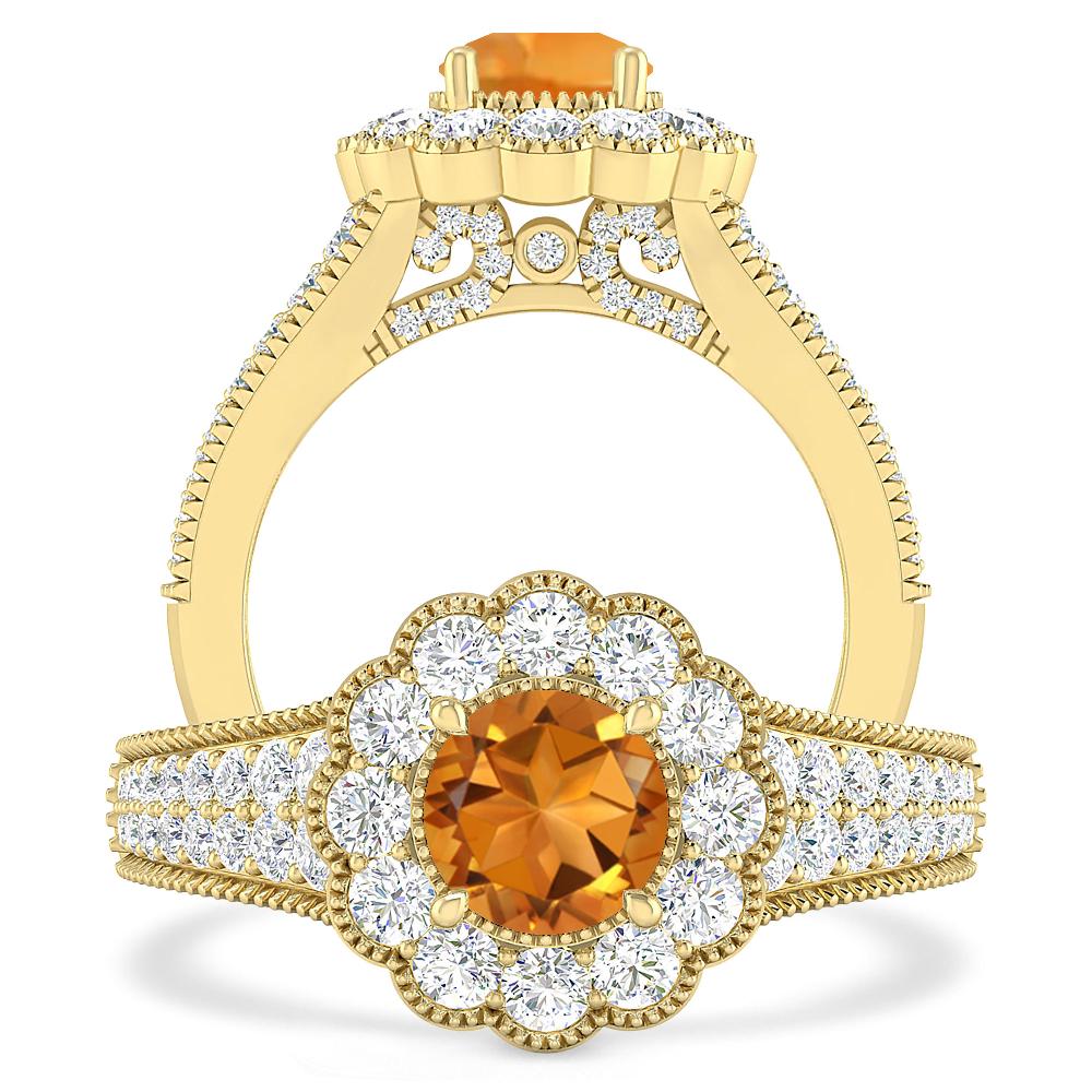 Yellow Gold - Citrine