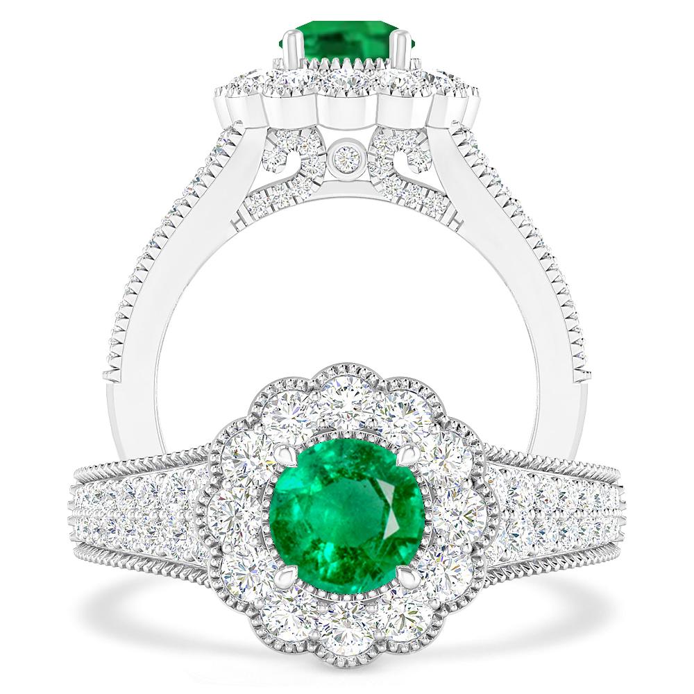 White Gold - Emerald