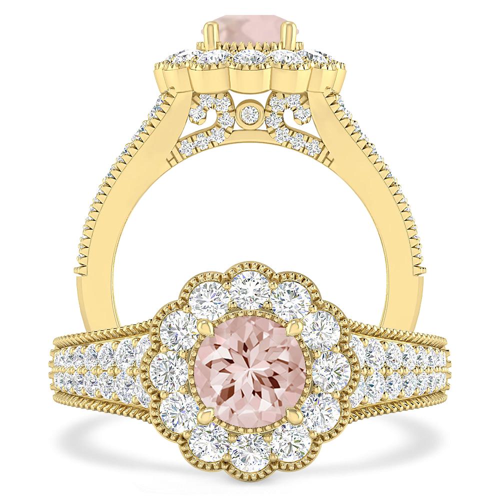 Yellow Gold - Morganite