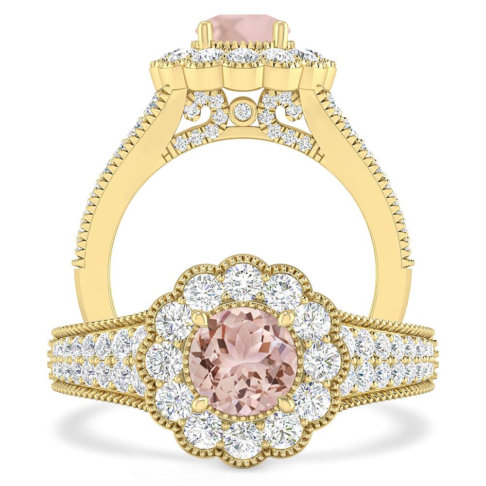 Yellow Gold - Morganite