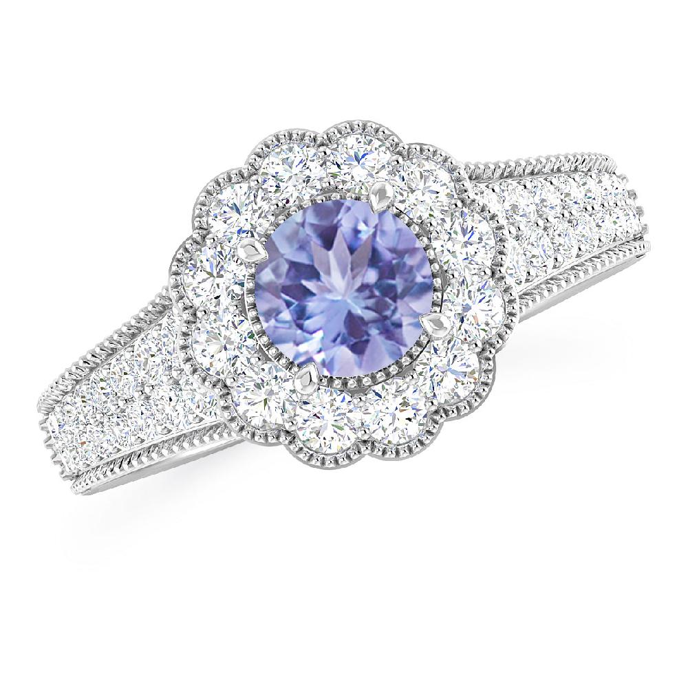 White Gold - Tanzanite